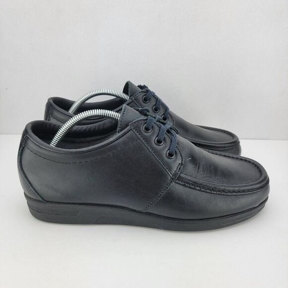 Red Wing Shoes Mens 9 EEE EXTRA WIDE Oxford Blue Leather Lace Up Casual Comfort - Picture 3 of 8